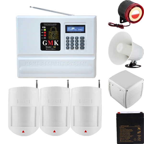 پکیج دزدگیر اماکن GMK مدل S2 کد ۳۲۰
